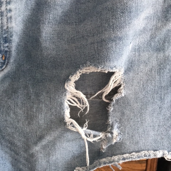 Madewell The Perfect Jean Distressed Denim Shorts 100% Cotton - Picture 5 of 11